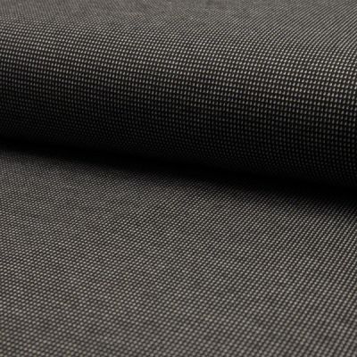 Tissu Jacquard polyviscose  extensible Pointillés blancs sur fond Noir - Par 10 cm
