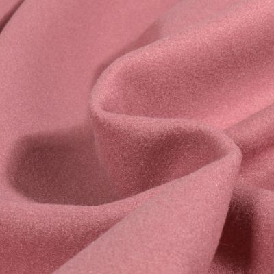 Tissu Drap de manteau Glasgow Vieux rose - Par 10 cm