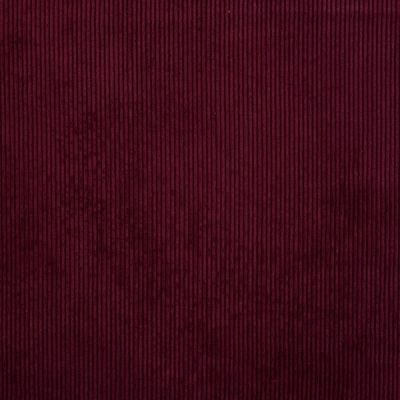 Tissu Velours côtelé lavé uni Bordeaux - Par 10 cm