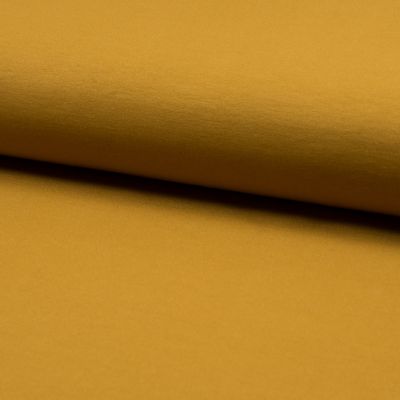 Tissu Bengaline Super stretch uni Moutarde - Par 10 cm