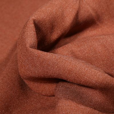 Tissu Viscose uni Sophia Brique - Par 10 cm