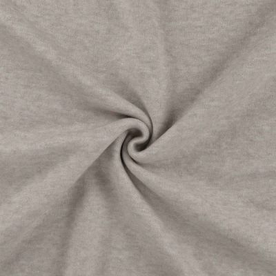 Tissu Maille Viscose lourde Maelis uni  Beige chiné - Par 10 cm