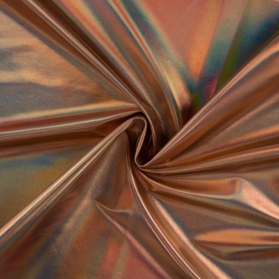 Tissu Lamé métallisé uni Cuivre - Par 10 cm