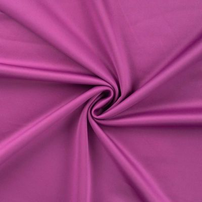 Tissu Jersey Scuba uni Rose fuchsia - Par 10 cm