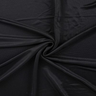 Tissu Maille Lurex Noir sur fond Noir - Par 10 cm