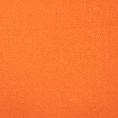 Tissu Polaire doux uni Orange - Par 10 cm