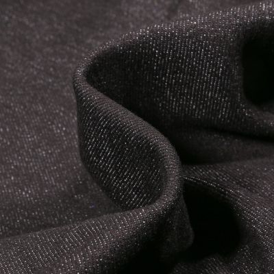 Tissu Jean Stretch 8.5 Oz Noir - Par 10 cm
