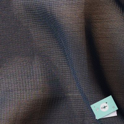 Tissu upcycling Coupon de 2 m Voile Bleu marine 