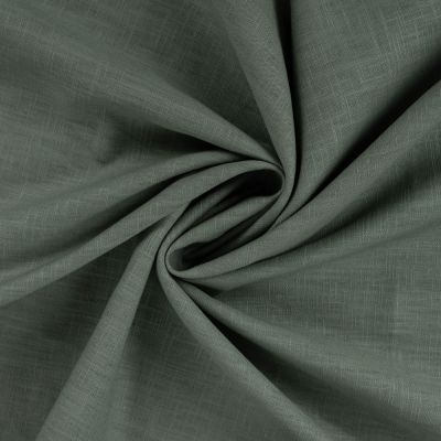 Tissu 100% Lin uni Vert sauge - Par 10 cm
