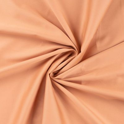 Tissu Coton satiné uni Saumon - Par 10 cm
