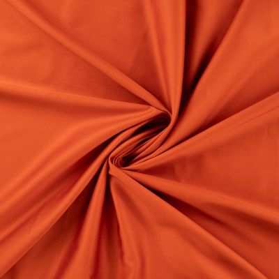 Tissu Coton satiné uni Terracotta - Par 10 cm