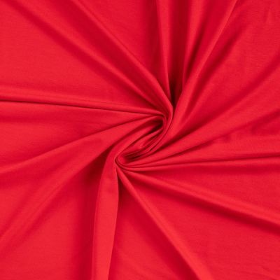 Tissu Jersey Viscose uni Lia Rouge - Par 10 cm