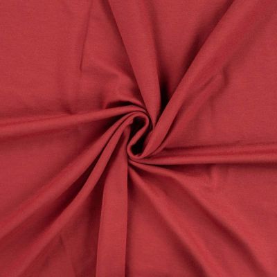 Tissu Jersey Viscose uni Lia Terracotta - Par 10 cm