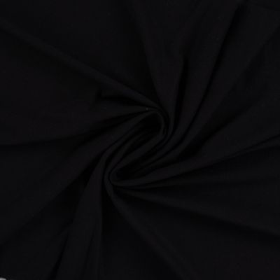 Tissu Jersey Viscose uni Lia Noir - Par 10 cm