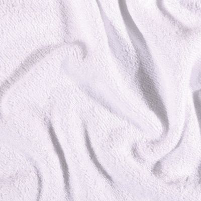 Tissu Eponge Bébé Bambou Tout doux Blanc - Par 10 cm