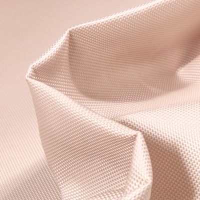 Tissu Toile imperméable uni Cocoon Beige - Par 10 cm