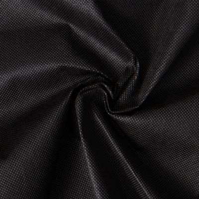Tissu Non tissé uni Noir - Par 10 cm