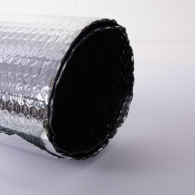 Tissu isolant Gwenda thermo-réflecteur moyen  métallisé uni Argent - Par 10 cm