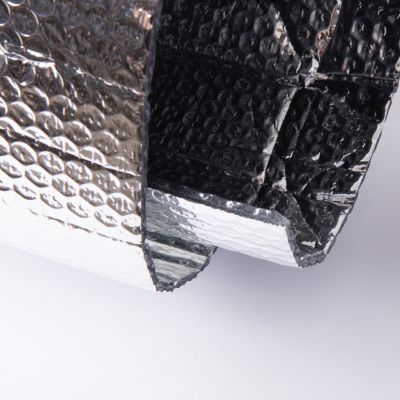 Tissu isolant Gwen thermo-réflecteur fort Gwenda métallisé uni Argent - Par 10 cm