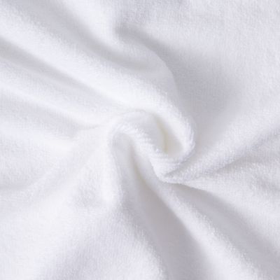 Tissu Micro Éponge Elia  légère 300g/m² uni Blanc - Par 10 cm