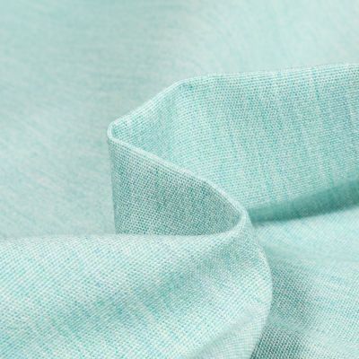 Tissu Toile extérieure uni Grande Largeur Dralon Bleu ciel chiné - Par 10 cm