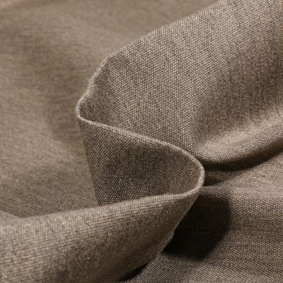 Tissu Toile extérieure uni Grande Largeur Dralon Gris foncé chiné - Par 10 cm