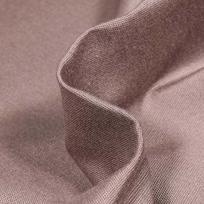 Tissu Toile extérieure uni Grande Largeur Dralon Taupe - Par 10 cm
