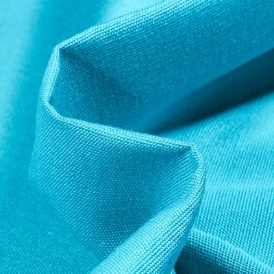 Tissu Toile extérieure uni Grande Largeur Dralon Bleu turquoise - Par 10 cm