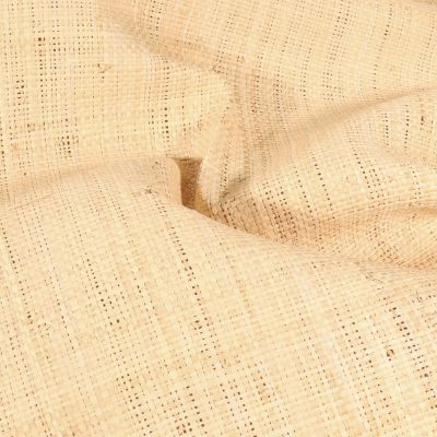 Tissu Toile tissée Raphia Naturel - Par 10 cm