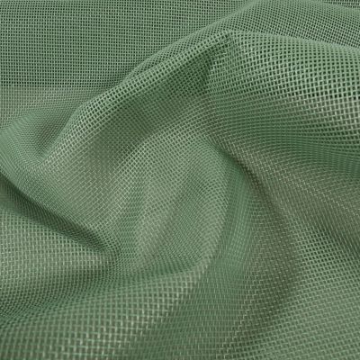 Toile Transat grille extérieure textilène unie Vert olive - Par 10 cm