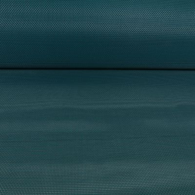 Toile Transat grille extérieure textilène unie Bleu pétrole - Par 10 cm