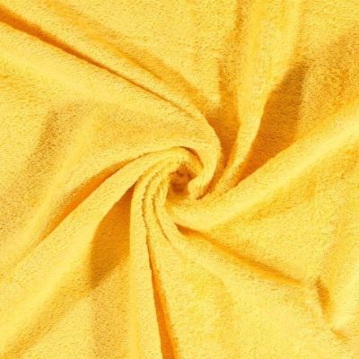 Tissu Eponge Premium 400 g/m² Jaune paille - Par 10 cm