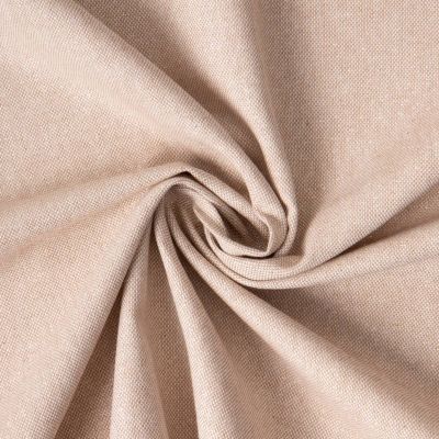 Tissu Toile de Coton Kiria sur fond Beige - Par 10 cm