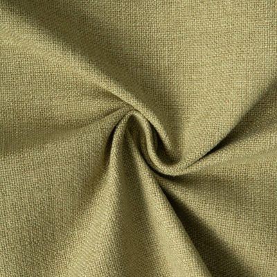 Tissu Toile Polycoton aspect Lin Alix uni Vert kaki clair - Par 10 cm
