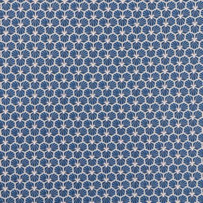 Tissu Coton Imprimé Arty Riad Bleu marine - Par 10 cm