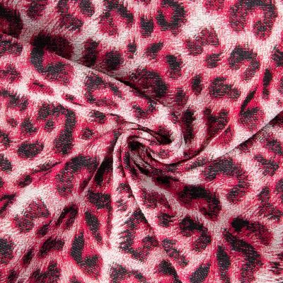 Tissu Jacquard d&#039;ameublement Panthère Rose - Par 10 cm
