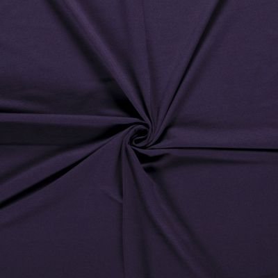Tissu Sweat léger Soline uni Violet - Par 10 cm