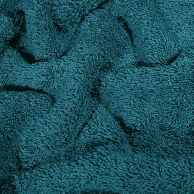 Tissu Eponge légère 340 g/m² uni Bleu canard - Par 10 cm