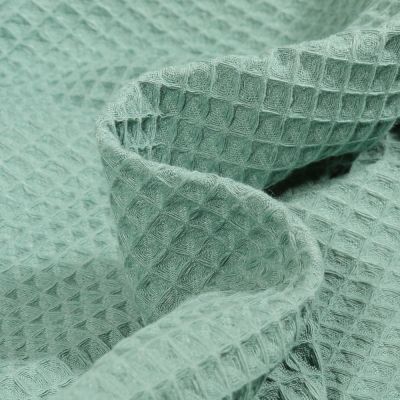 Tissu Nid d&#039;abeille Vert d&#039;eau - Par 10 cm