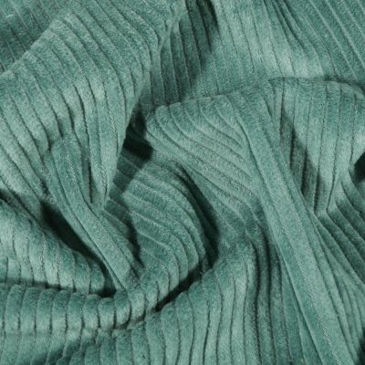 Tissu Velours côtelé uni Vert d&#039;eau - Par 10 cm