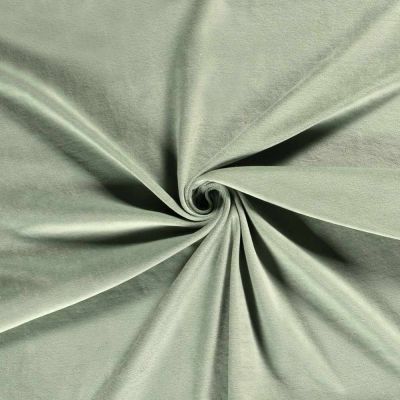 Tissu Velours d&#039;ameublement Eclat d&#039;Intérieur uni Vert menthe - Par 10 cm