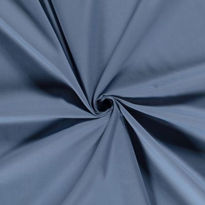Tissu Voile de Coton Elisa Bleu indigo - Par 10 cm