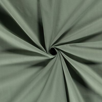 Tissu Voile de Coton Elisa Vert menthe - Par 10 cm
