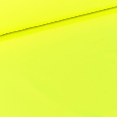 Tissu Lycra uni Jaune fluo - Par 10 cm