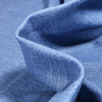 Tissu Jean épais extensible  Bleu - Par 10 cm