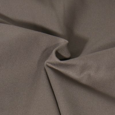 Tissu Toile Coton Canvas uni Mateo Gris anthracite - Par 10 cm