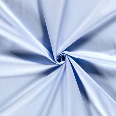 Tissu popeline de coton unie Lucca Bleu layette - Par 10 cm