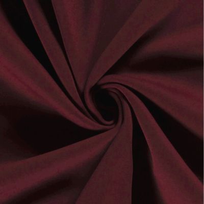 Tissu Molleton Sweat uni Pourpre - Par 10 cm