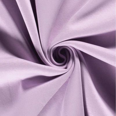Tissu Molleton Sweat uni Lilas - Par 10 cm