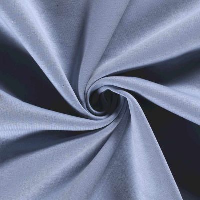 Tissu Molleton Sweat uni Bleu lavande - Par 10 cm